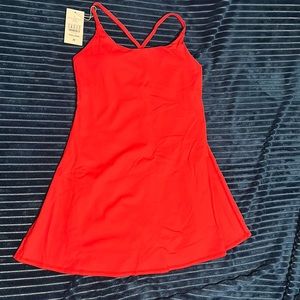 Halara Spaghetti Strap Criss Cross Back - Red - Size Large